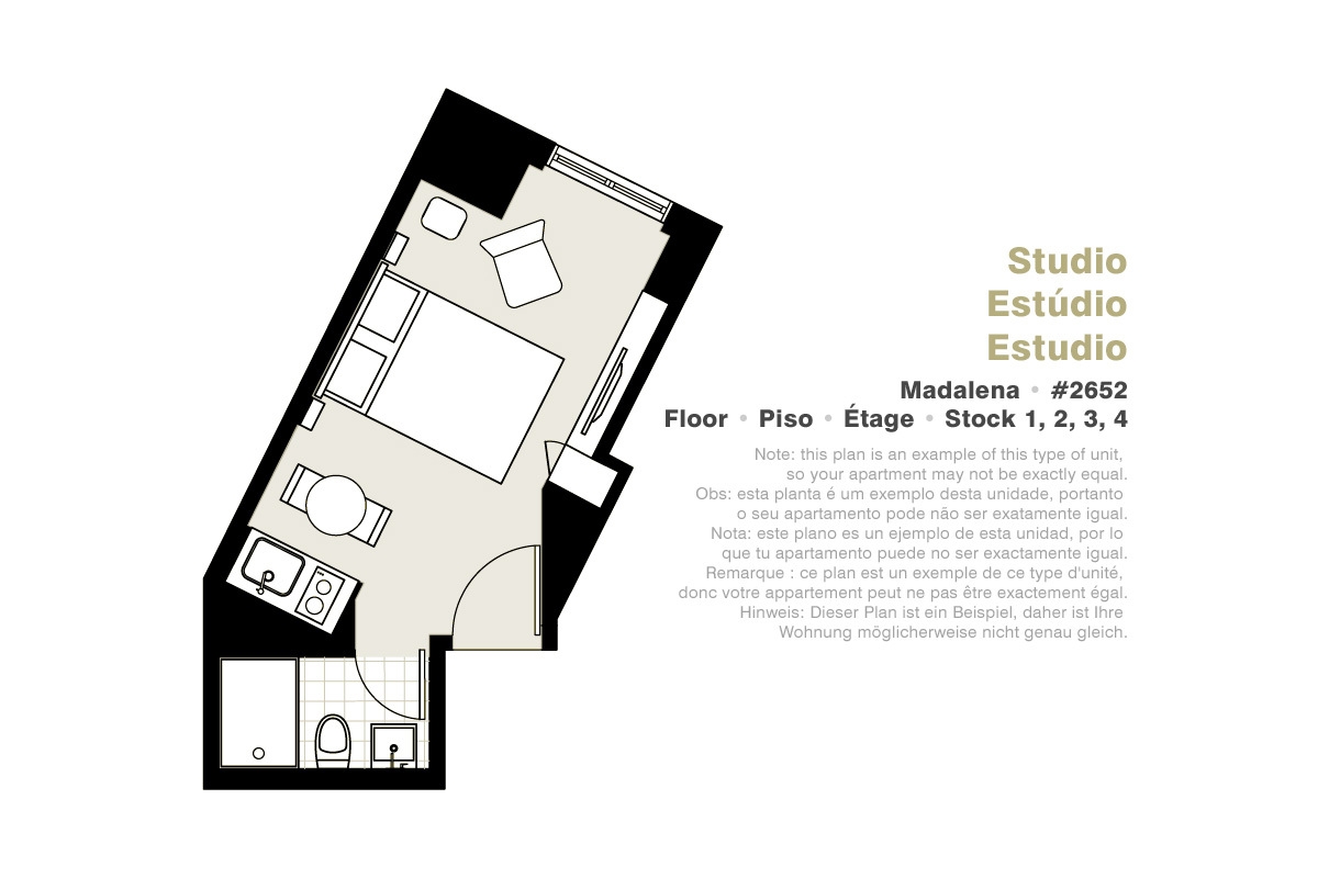 Lisbon Serviced Apartments - Madalena, Estudio