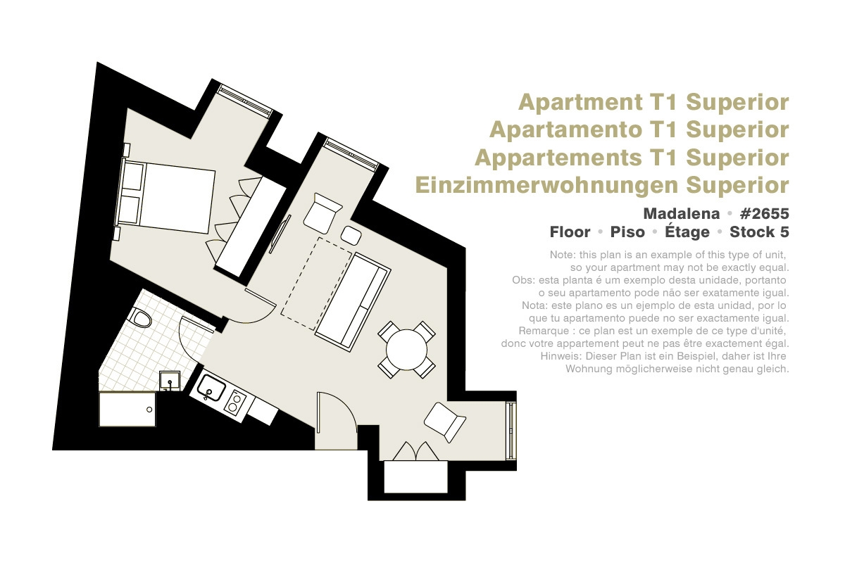 Lisbon Serviced Apartments - Madalena, T1 Superior