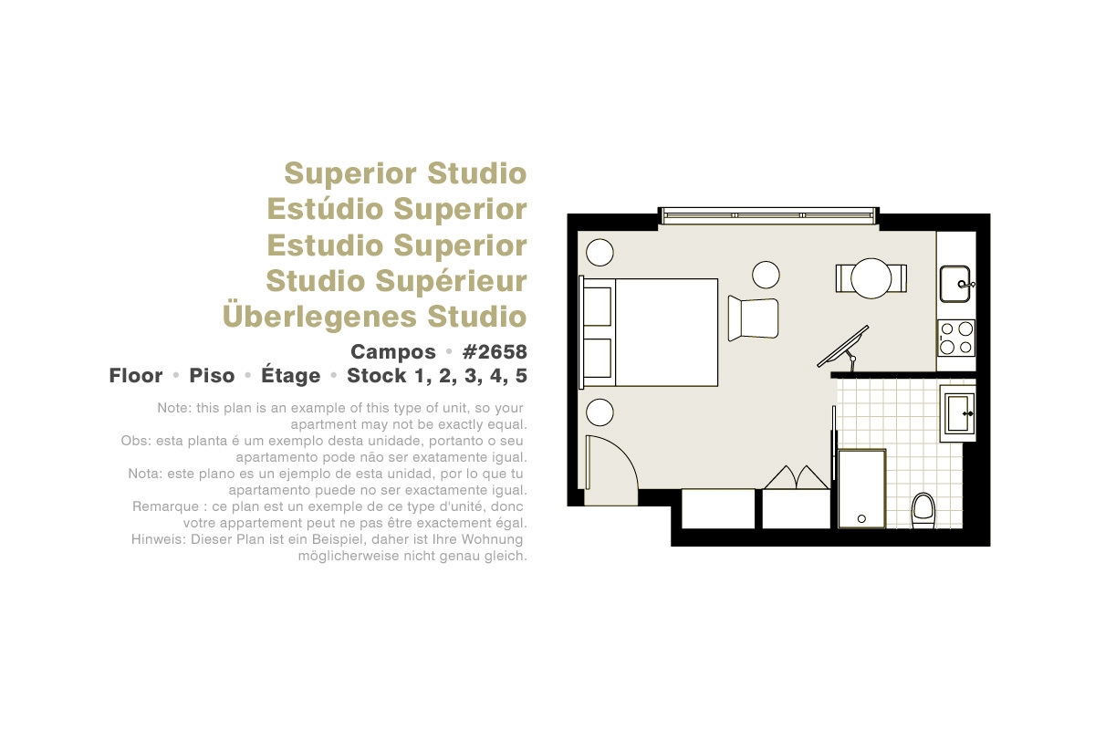 Lisbon Serviced Apartments - Campos, Superior studio
