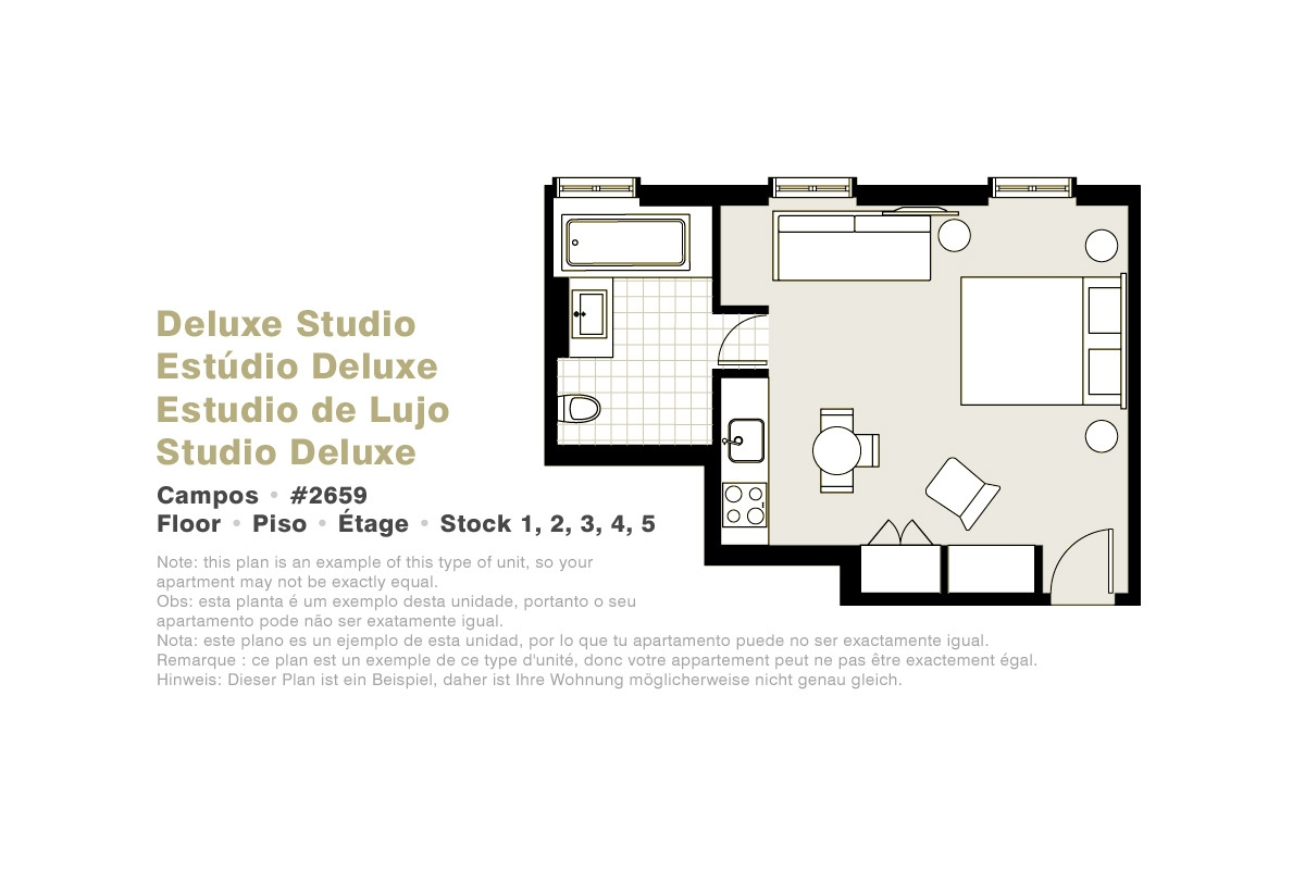 Lisbon Serviced Apartments - Campos, Deluxe studio
