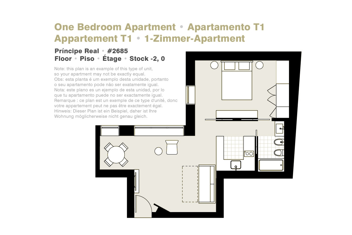 Lisbon Serviced Apartments - Principe Real, T1